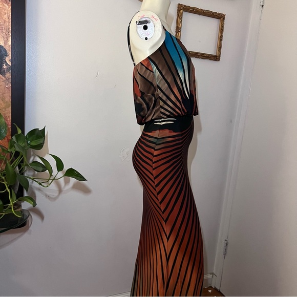 S-Twelve Maxi Dress Size Small Stretch Maxi Dress spaghetti straps Full Length S - Picture 9 of 14